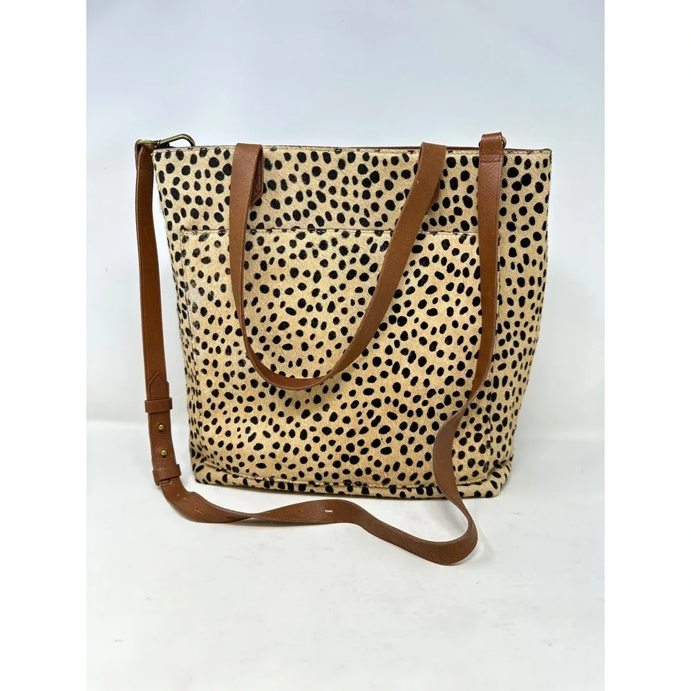 Madewell The Medium Transport Tote Printed Calf Hair Edition